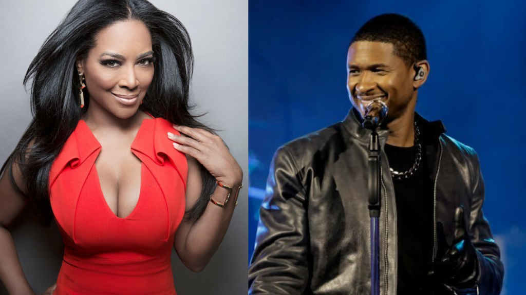 Usher & Kenya Moore’s Steamy Encounter at Las Vegas Residency Concert